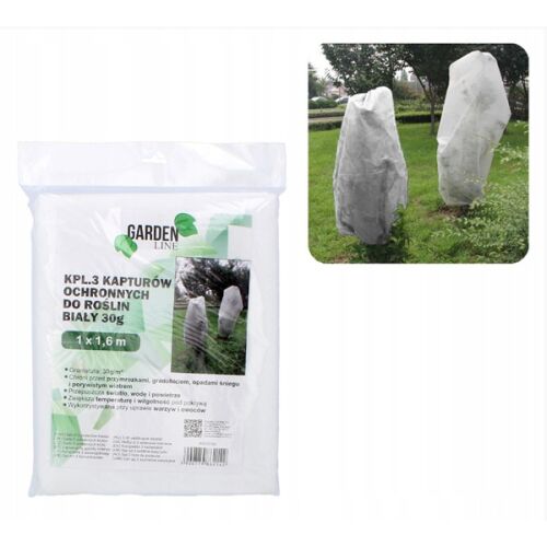 Garden Line növénvédő takaró, 1x1.6m, fehér, védelem fagy és jég ellen
