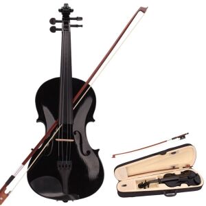 Klassische Violine, Holz, Größe 4/4, 1 Bogen 1/2 und ein Bogen 4/4, inklusive Koffer 140648613 - Musikinstrumente