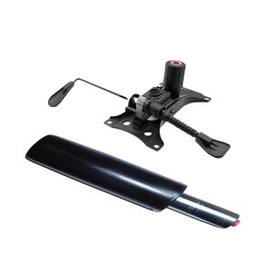 Zestaw metalowych płyt balansowych 25 cm x 15 cm i cylinder tłokowy gazowy do krzeseł biurowych, czarny, 35 cm 140719939 - Akcesoria do krzeseł biurowych