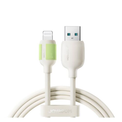 JOYROOM bézs Lightning - USB kábel iPhone és iPad készülékekhez, 200cm - Joyroom