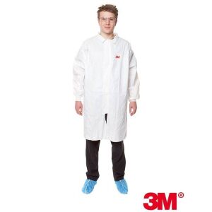 Halat pentru laborator 3M-FLAB XL Alb 137010664 - Îmbrăcăminte de lucru albă