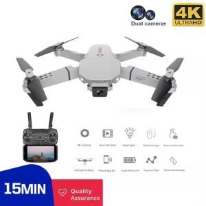 Dron pliabil cu cameră 4K E88 PRO cu telecomandă și specificații - Drone