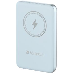 Verbatim 10000 mAh Charge'n'Go син магнитен безжичен power bank - Външна батерия и Powerbank