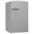 Exquisit Retro szürke mini hűtőszekrény zárt állapotban