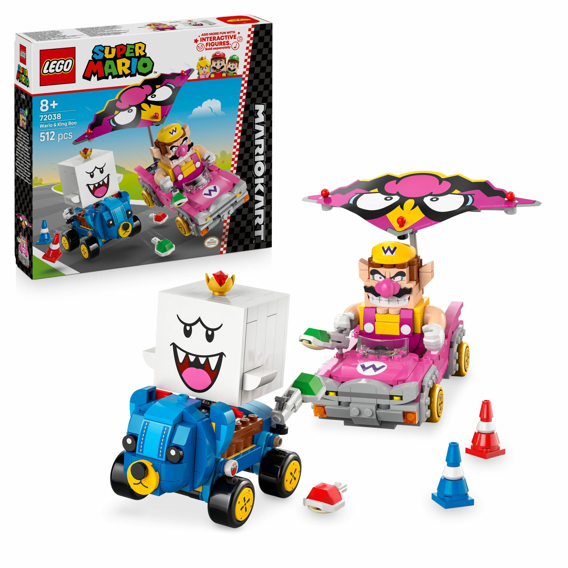 E-shop LEGO® Super Mario™ Mario Kart™ – Wario a King Boo 72038