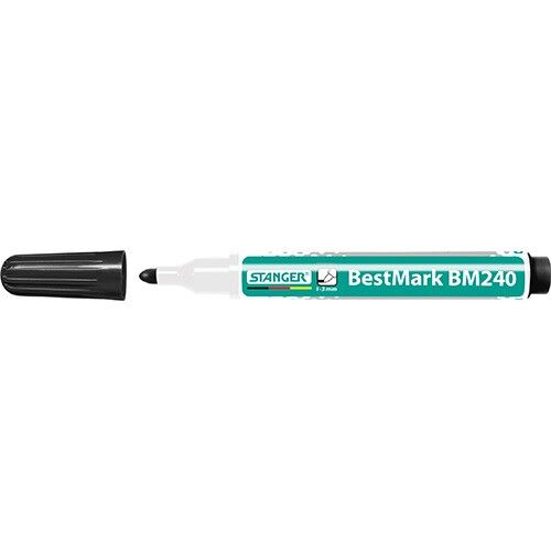 Táblamarker Stanger BM240 kerek 1-3 mm fekete 137019610
