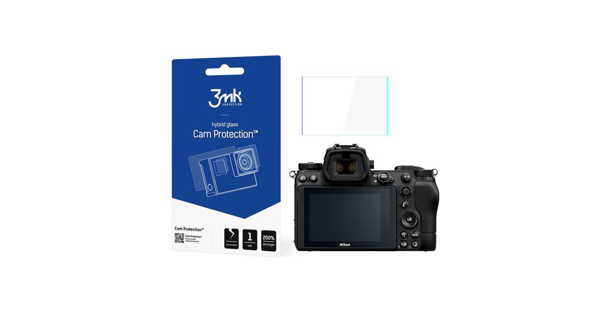 3Mk Edzett Üveg Bágóvédelem A Nikon Z6 Ii-Hoz Vigyázatlan Alacsony Vastagságú 137029311