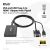 Club3D Adapter VGA + USB-A > HDMI       0,6m     St/Bu retail 137043539