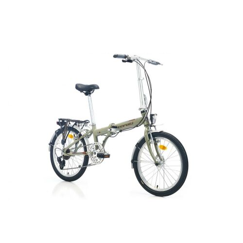 Corelli Just 1.0 szürke összecsukható kerékpár, kompakt kerékpár ingázáshoz