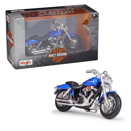Harley Davidson "34360-42 T" 2009 FXDFSE CVO Fat Bob kék modell  1:18 137045040