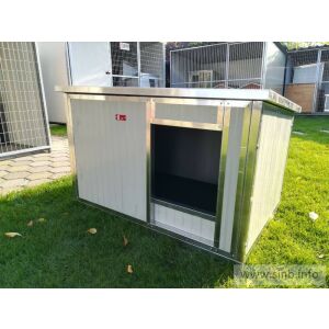 SINB Renato 2XL kutyaház bejárati küszöbbel a füvön - Kutyaház