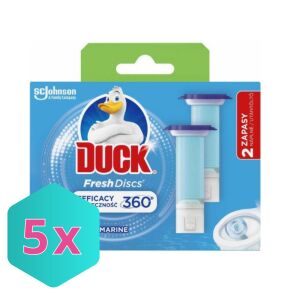 Duck wc öblítő korong UTÁNTÖLTŐ, Marine 2X36ml/cs KARTON - 5 db 137045955 - Tisztítószer