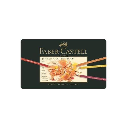 Faber-Castell Polychromos színesek bádog dobozban, 36 szín (110036) 137048665