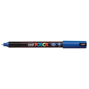 Marker decorativ Uni Posca PC-1MR 0.7mm albastru - Pixuri
