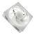Cooler Master Mobius 120P ARGB White Edition PC házventilátor - Szögletes nézet