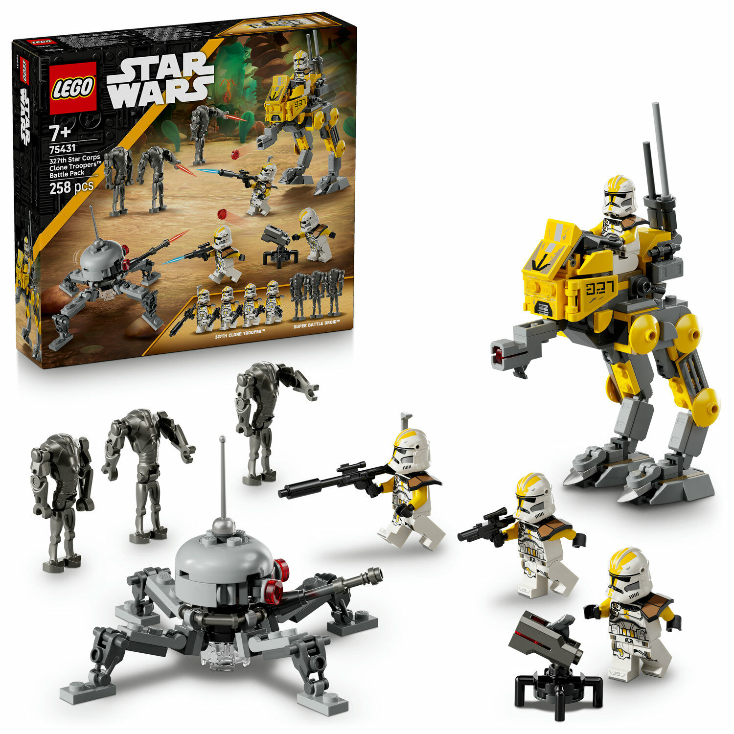 E-shop LEGO® Star Wars™ Bojový balíček klonových vojakov z 327. hviezdne...