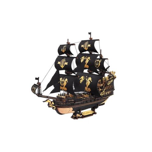 Puzzle 3D, Statek Konik Morski, ROKR, Drewno, 603 elementy