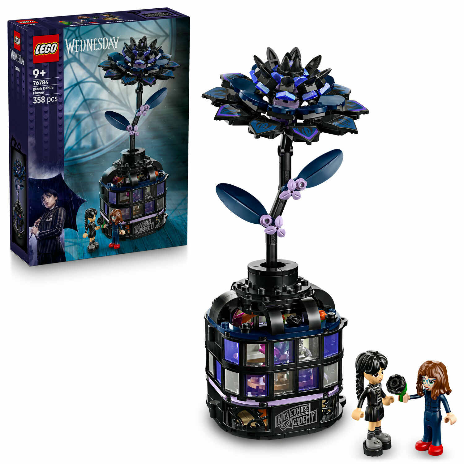 E-shop LEGO® Wednesday Čierna georgína 76784