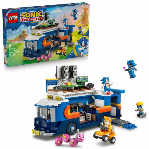 LEGO® Sonic The Hedgehog™ Sonic csapatának járműbázisa 77006