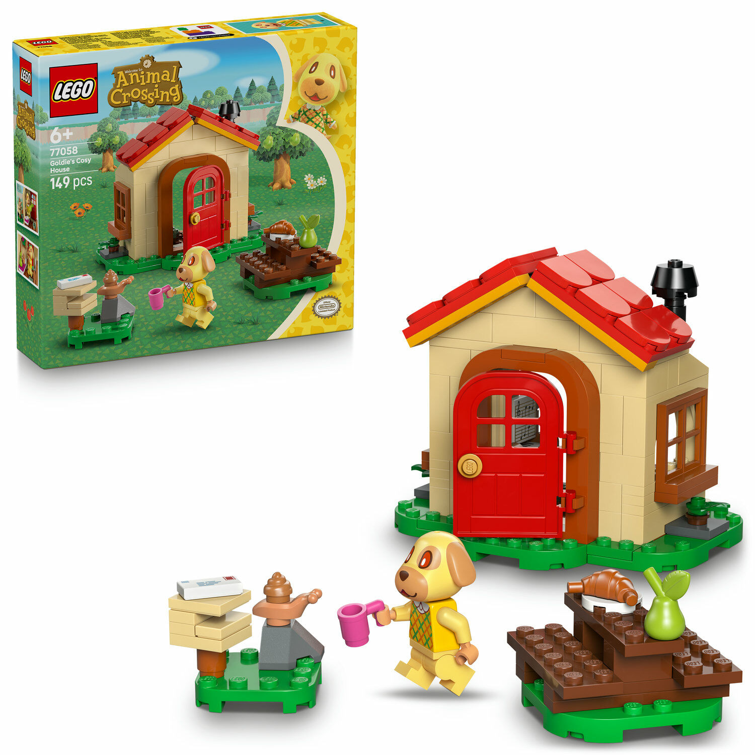 E-shop LEGO® Animal Crossing™ Goldie a jej útulný domček 77058