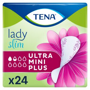 Tena Lady Slim Ultra Mini Plus vékony inkontinencia betét, 24 darabos - Inkontinencia betét