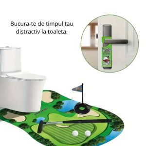 Mini golf a trónon - Szórakozzon a fürdőszobában a szórakoztató golfjátékkal és pihenjen
