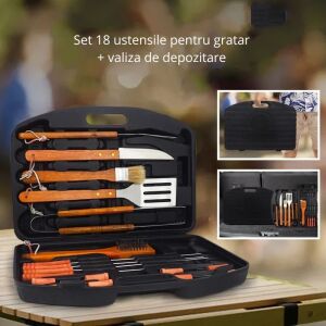 18 darabos grillezőkészlet