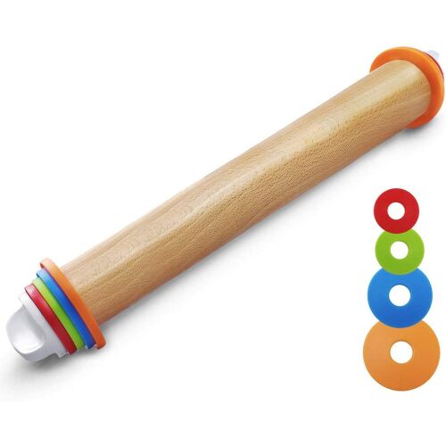 Állítható Fa Nyújtóhenger - 4 Méret, 35.5 cm 137096682