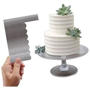 Rozsdamentes Acél Hullámos Tortasimító - 18,4x11,3 cm 137096832 - Konyhai eszköz