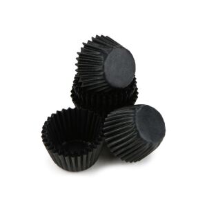 Cake-Masters bonbon papír, fekete, 25 mm, 100 db 137097030 - Muffin papír