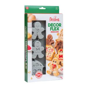 Decora szilikon forma, Mézeskalács házikóval, 6db 137097058 - Decora