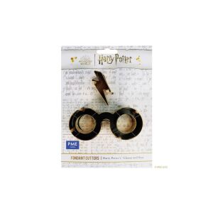 Harry Potter kiszúró szett, fém ,arany, szemüveg és sebhely 137097101 - PME Cake