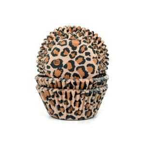 House of Marie muffinpapír, leopárdmintás, 50db