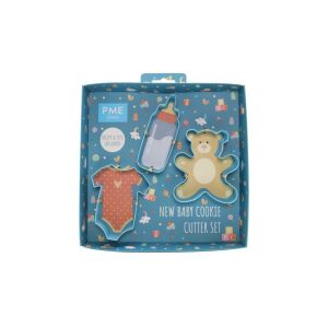 PME kiszúró szett, Babaváró, rozsdamentes acél, 3 db 137097222 - PME Cake