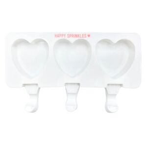 Happy Sprinkles jégkrém forma, szív, 3 db