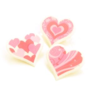 Cake-Masters cukordísz, mintás szív, 10 db 137097283 - Cake Masters