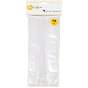 Wilton dísztasak, átlátszó, 10 x 24 cm, 150db