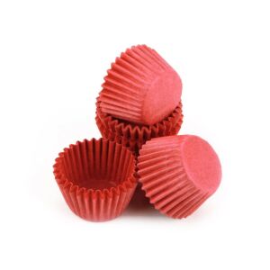 Cake-Masters bonbon papír, piros, 25 mm, 100 db 137098765 - Muffin papír