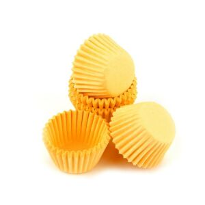 Cake-Masters bonbon papír, sárga, 25 mm, 100 db 137098766 - Muffin papír