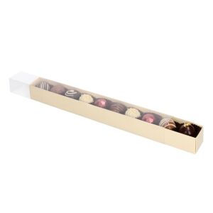 Cake-Masters bonbon doboz, arany, 10 db-os, 30×3 cm 137098929 - Cake Masters