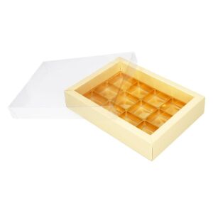 Cake-Masters bonbon doboz, arany, 12 db-os, 16×12 cm 137098930 - Cake Masters