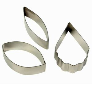 PME kiszúró szett, orchidea, fém, 3 db-os 137099068 - PME Cake