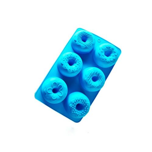 Díszes fánk szilikon forma, 6 db-os, 27×16 cm 137099183