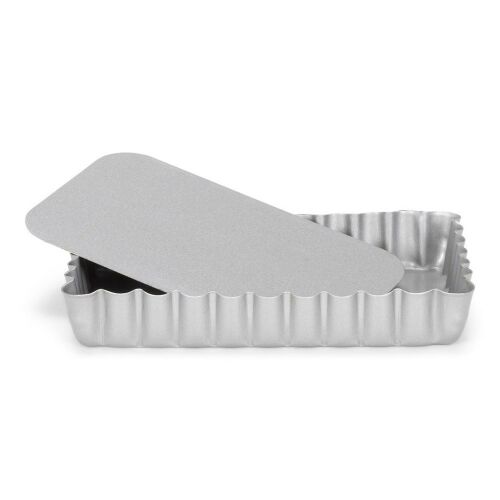 Patisse kivehető aljú piteforma, téglalap, fém,13×8 cm 137099170