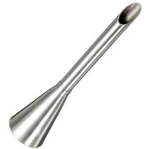 Fánk töltőhegy, fém, 9 cm