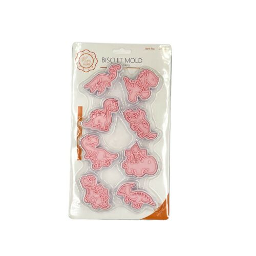 Kiszúró szett nyomdával, műanyag, dino II, 8db 137099341