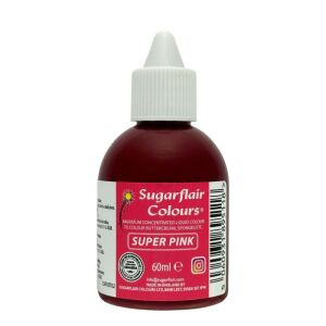Sugarflair airbrush festék, super pink, 60ml 137099448 - Ételfesték