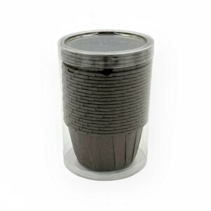 Cupcake/muffin pohár dobozban, papír, sötétbarna, 25 db 137099620 - Muffin papír