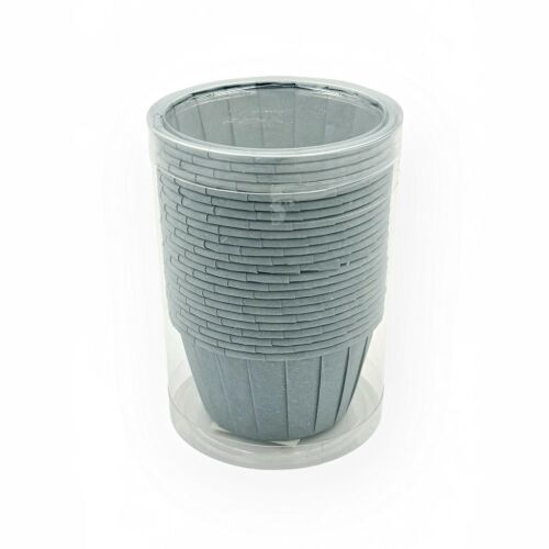 Cupcake/muffin pohár dobozban, papír, kék, 25 db