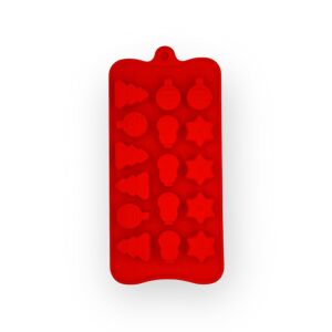 Bonbon szilikon forma, Karácsony, piros, 10,5 ×21 cm 137099864 - Főzőedény & Sütőedény